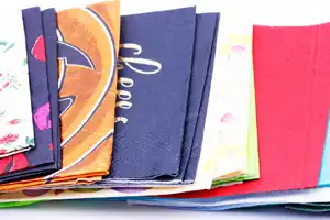 Case study of premium napkins printed with water-based ink