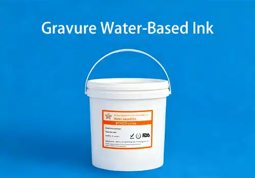 Gravure water-based ink printing effect on plastic film